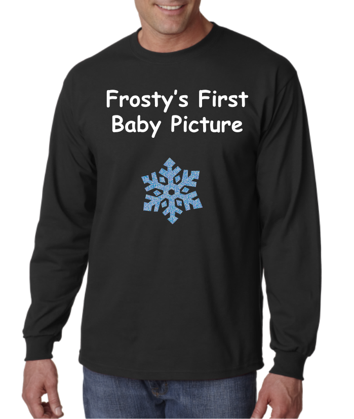 Frostys First Baby Picture Long Sleeve Shirt